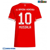 Camisa de Futebol Bayern Munich Jamal Musiala #10 Equipamento Principal Mulheres 2025-26 Manga Curta